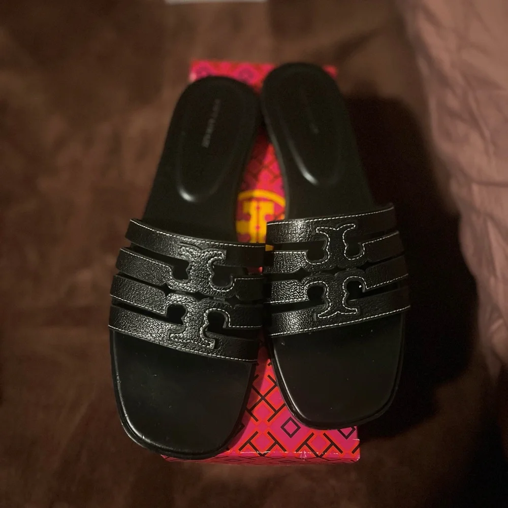 Tory Burch Ines Cage Slide - Picture 2 of 5
